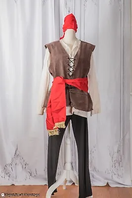 Sea Scoundrel Costume Pirate Men’s Medium Renaissance Theater Halloween • $55