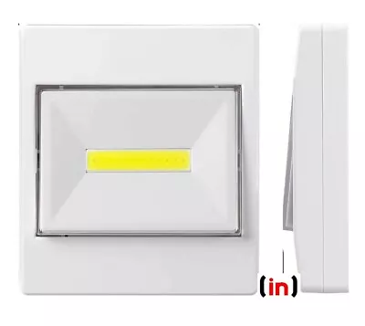 Led Stick On Magnetic Battery Wall Light Switch Night Light Shed Closet Bright • £5.25