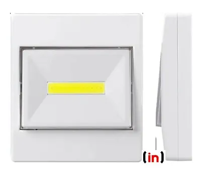 £4.95 • Buy Led Stick On / Magnetic Battery Wall Light Switch Nightlight Shed Closet Bright