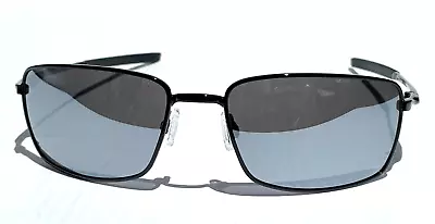 NEW Oakley SQUARE WIRE Polished Black With Black Iridium Lens Sunglasses 4075-01 • $126.88