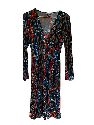 Mosaic 14 Woman’s Long Sleeve Floral Dress • $40