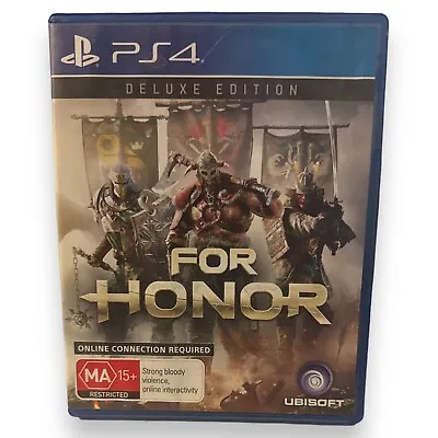 Sony Playstation 4 For Honor Deluxe Edition Game PS4 R4 PAL AUS/NZ • $15