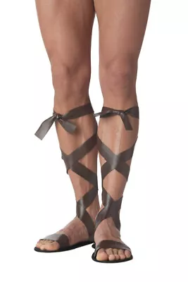 Brand New Greek Roman Gladiator Toga Men Sandals Costume Accessory • $15.77