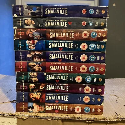 £29.99 • Buy Smallville: Seasons 1-10 Complete DVD Series Bundle MOST DISCS LIKE NEW 3600G