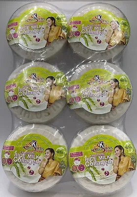 6 X Rice Milk & Collagen White Soap Skin Care K.Brothers Natural Herbal 160g • $25