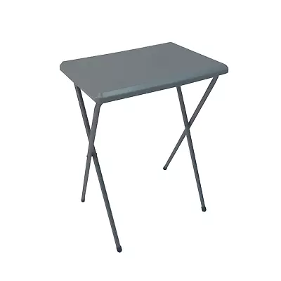 Folding Camping High Table Quest Leisure Fleetwood Grey Plastic Outdoors Picnic  • £21.93