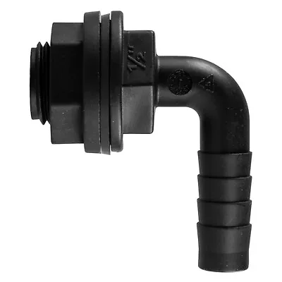 Water Butt/rain Barrel/water Storage Tank Overflow Elbow With Nut  & Washer • £8.79