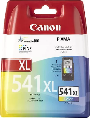 New Genuine Canon CL-541XL Colour Ink Cartridge For PIXMA MG3150 (5226B005) • £24.89