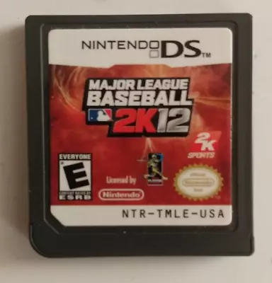 Major League Baseball 2K12  Nintendo DS  (Cart Only) Tested • $11.01