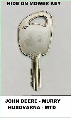 $6.45 • Buy Ride On Mower Key Fits Selected Husqvarna John Deere  Mtd , Murray Mowers Jd1