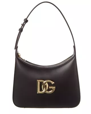 Dolce & Gabbana 3.5 Leather Hobo Bag Women's Black • $979.99