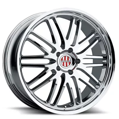 20 Inch 20x11 VICTOR LEMANS CHROME Wheel Rim 5x130 +36 • $705.88