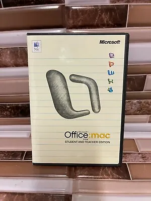 Microsoft Office For Mac 2004 Student And Teacher Edition W/ 3 Product Keys • $9.95