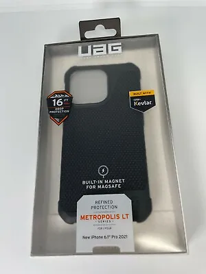 $22.99 • Buy UAG - Metropolis LT MAGSAFE Case For IPhone 13 Pro 6.1  Black