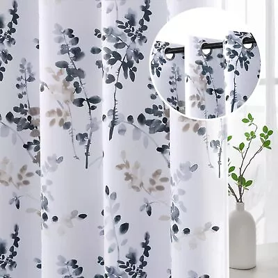 H.VERSAILTEX Blackout Curtains 95 Inch Length 2 Panels Set Vintage Classical Flo • $90.45