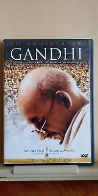 Gandhi DVD 25th Anniversary Edition 2 Disc Collector's Edition • £4.50