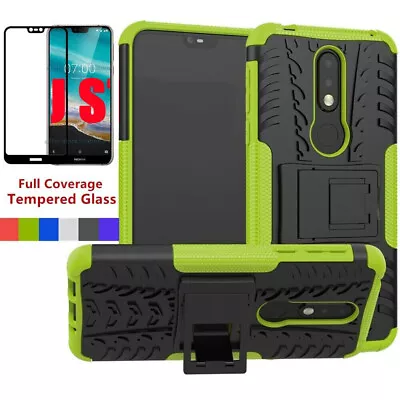 For Nokia 5.1 Plus/7.2/6.2/4.2/2.1/2.2 Heavy Duty Shockproof Stand Case Cover • $8.79