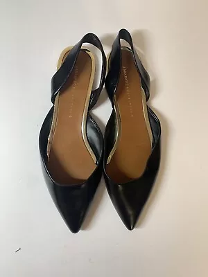 Zara Basic Black Slip On Flats Size 8.5 • $10