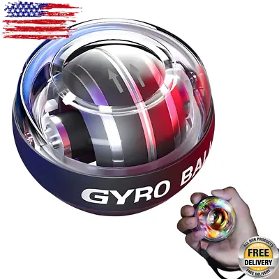 Force Power Gyro Ball LED Multi-Color Auto-Start Arm Exercise Ball Muscle Train • $14.71