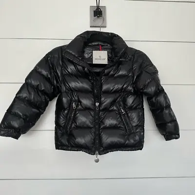 Moncler Boys 6 Black Enfant Puffer Jacket • $264