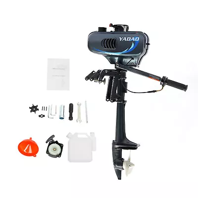 HANGKAI 2 Stroke 3.5HP Outboard Motor Boat Engine Water Cooling CDI System 2.5kw • $220