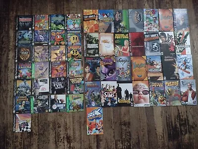  Lot Of 54 PS1 And PS2 Manuals Only - NO Games. Please Read The Description.  • $71.75