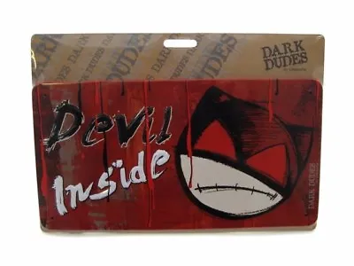 £4.25 • Buy Door Plaque - Dark Dudes Devil Dude Bedroom Office Door Plate - 'Devil Inside'