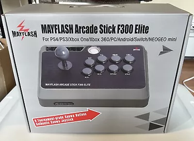 MAYFLASH Arcade Stick F300 Elite W/ Sanwa Buttons And Sanwa Joysticks W/ Skin • $79.95