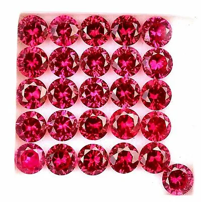 Natural Mogok Red Ruby 6.00 To 12.00 Mm Round Certified Treated Loose Gemstone • $279.99