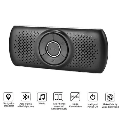 Wireless Bluetooth Car Kit Handsfree Speakerphone Multipoint Sun Visor Speaker • $17.28