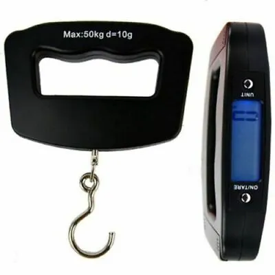 £6.99 • Buy 50KG Digital Travel Portable Handheld  Weighing Luggage Scale With Hook 