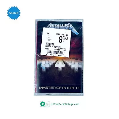 Metallica - Master Of Puppets Cassette Tape (1986) US 1994 Reissue OG SEALED • $225