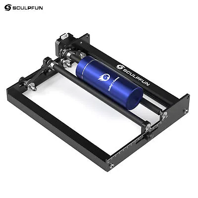 SCULPFUN Laser Engraver Y-axis Rotary Roller For Cylindrical Objects Cans Q0A3 • $72.99