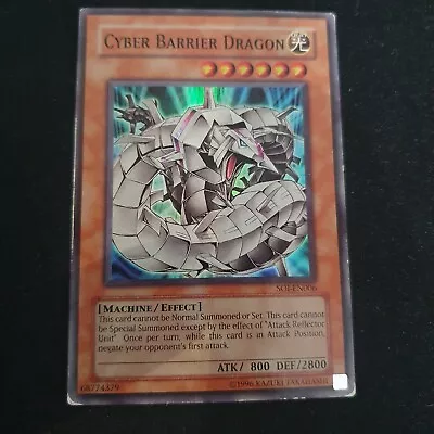 Cyber Barrier Dragon Soi-en006 Super Rare Yugioh Card  • £2.99