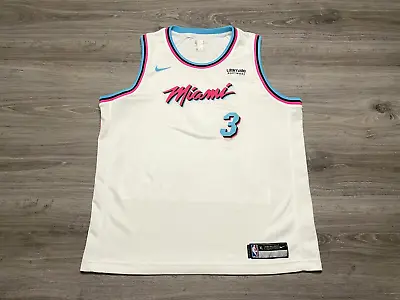 Dwyane Wade #3 Miami Heat NBA Miami Vice Nike Dri-Fit Swingman Jersey Youth XL • $99.99