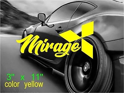 Mirage Mitsubishi Sticker Jdmtuningracing Decals • $5