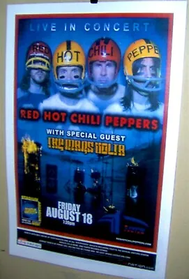 $25 • Buy RED HOT CHILI PEPPERS In Concert Show Poster RP Denver Co The MARS VOLTA COOL