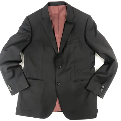 Boss Hugo Boss Blazer Men 42R James Sharp 2 Super 100 Wool Black Suit Jacket  • $115.97