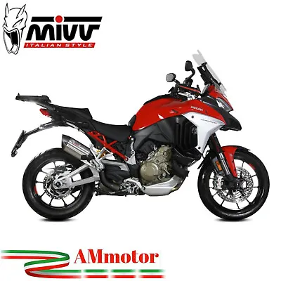 Mivv Ducati Multistrada V4 / S 2022 Exhaust Motorcycle Suono Titanium Approved • $751.07