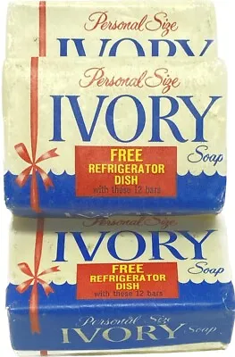 Vintage Ivory Soap Bars - 1960s -Proctor & Gamble - Lot Of 4 - Personal Size NOS • $24.95