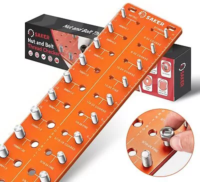 Saker Nut And Bolt Thread Checker Bolt Size And Thread Gauge 14 Metric & 14... • $92.18