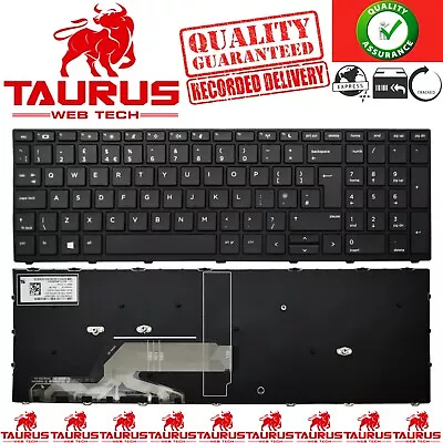 HP PROBOOK NeW Series G5 450 455 470 BLACK Frame Rep Laptop KEYBOARD UK FREE P&P • £19.85