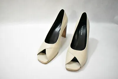 $24.99 • Buy Amanda Smith Shoes Open-Toe High Heels Natural Size 7.5  Women's New
