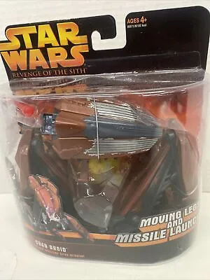 STAR WARS REVENGE OF THE SITH Crab Droid Moves Legs Missle Launcher Original Box • $24.99