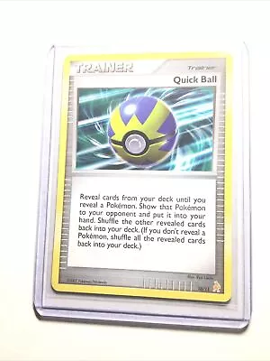 $2.45 • Buy QUICK BALL - 10/11 - Lucario Trainer Kit - Promo - Pokemon Card - NM