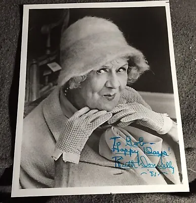 Ruth Donnelly-signed Photo-cagney/guy Kibbee-wc Fields+mae West-capra-mccarey • $40.88