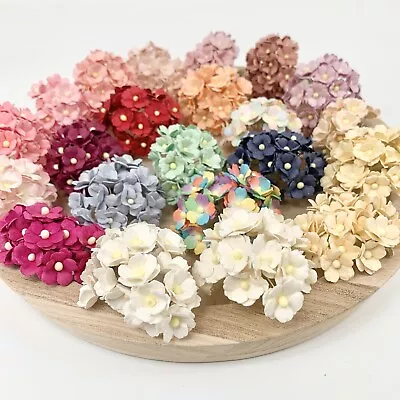 Mulberry Paper Flower Full Size Sweetheart Blossoms X 20 - Over 20 Colours • £1.80