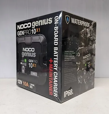 NOCO GENPRO10X1 Genius 12v 10 Amp Waterproof Marine On-Board Battery Charger NEW • $107.99