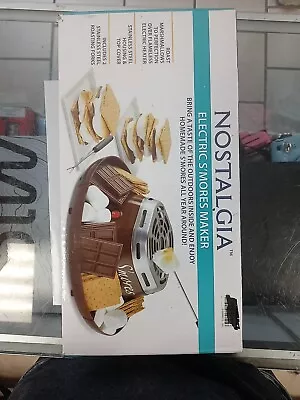 Electric S'mores Maker Indoor Smores Nostalgia Tabletop Stainless Steel • $35.99