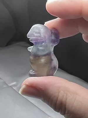 Rainbow Fluorite Pokémon Charmander Carving • £4.99